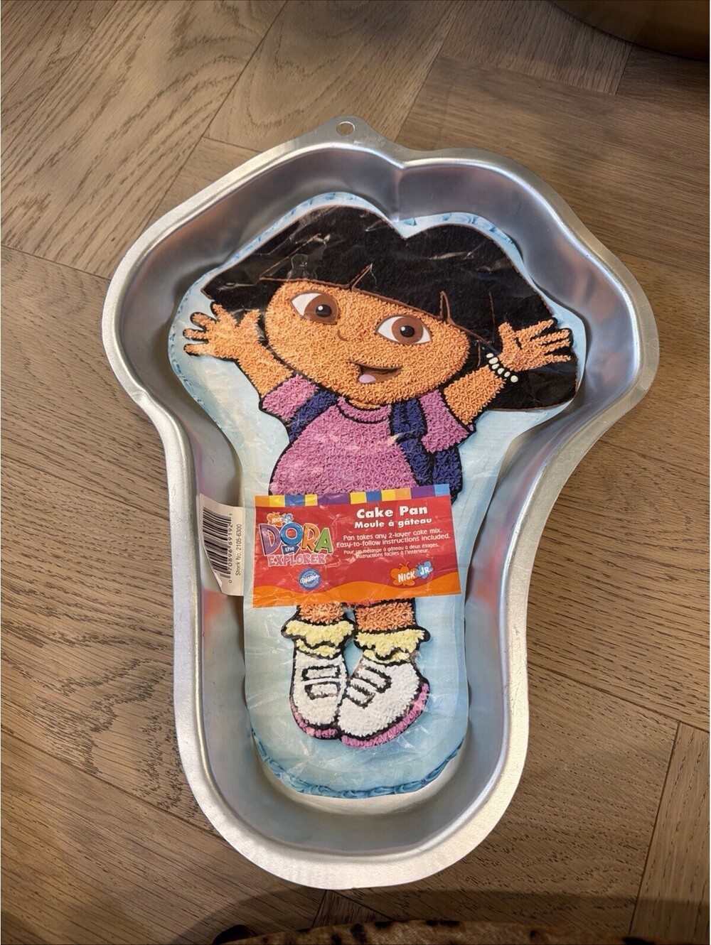 Wilton DORA THE EXPLORER Aluminum Cake Pan  2003 2105-6400 Birthday Mold New